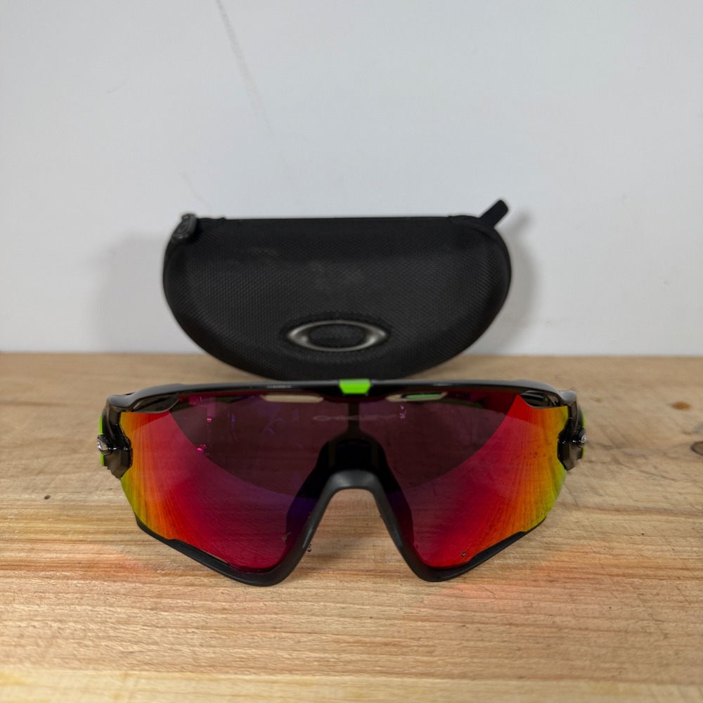 Oakley Jawbreaker Sunglasses Mens Green Prizm Road OO9290-10 Cycling